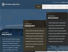 Tablet Screenshot of hudsoneq.com